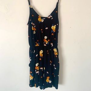 Black & Orange Romper